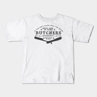 Butchers Barbershop Kids T-Shirt